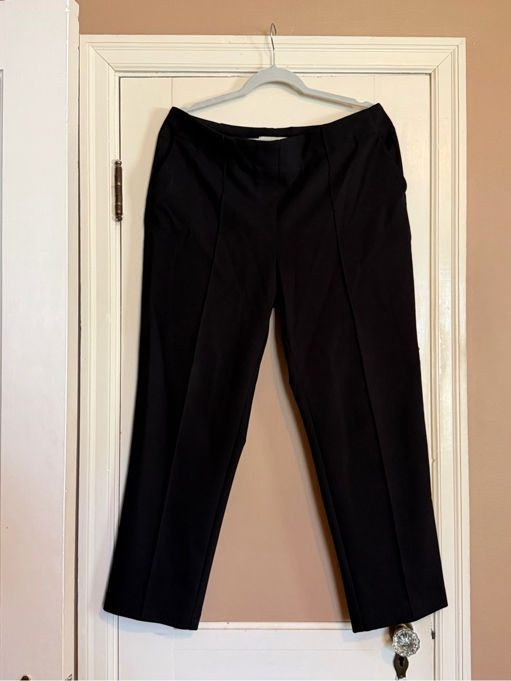 Women's Black Dress Pants - Classic Straight Fit size 14